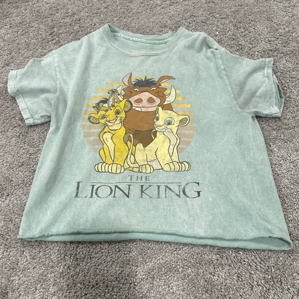 The Lion King Women's Short Sleeve Tee - Green